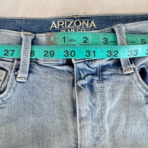 New Prep Y2K 90s Mini Denim Skirt AZ Jean Co. Jr. Size 3 - Picture 5 of 5